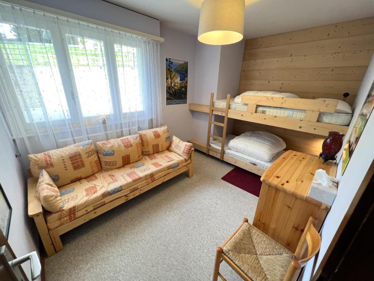 Bel appartement 3 pièces au pied des pistes de ski Crans-Montana Extérieur photo
